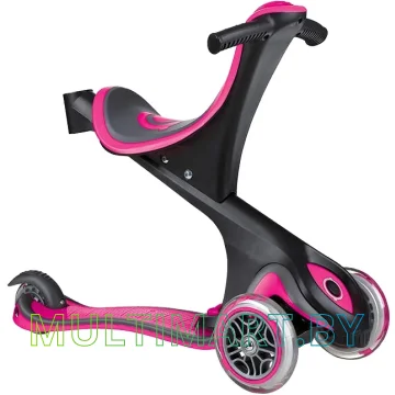 Самокат Globber Evo Comfort Play (розовый/черный) картинка 5